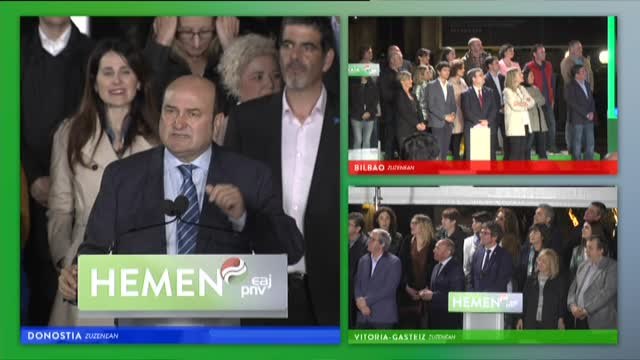 Ortúzar advierte en el arranque de campaña, del peligro de confiarse tras los buenos resultados del 28A