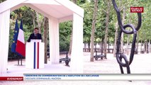 Commémorations de l'abolition de l'esclavage: le discours d'Emmanuel Macron