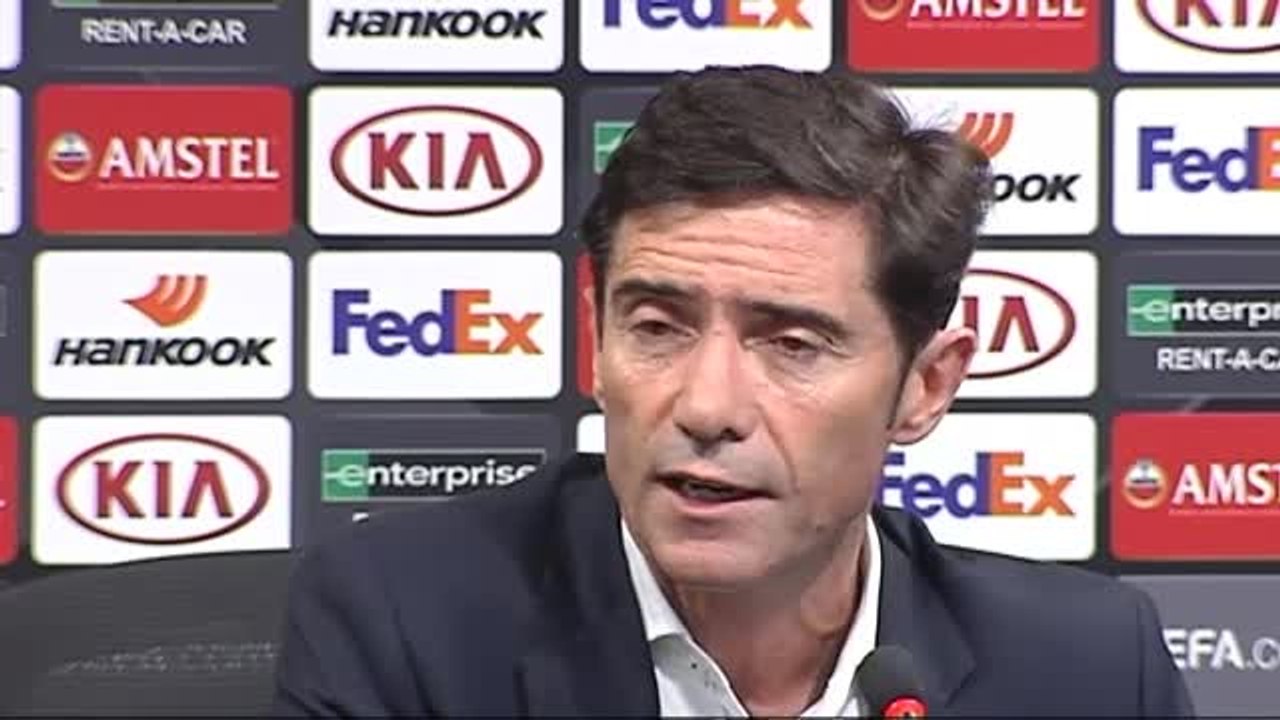 Marcelino: "Encajando siete goles en dos partidos es imposible jugar una final"