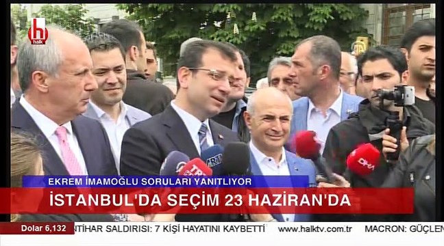 Ekrem İmamoğlu ve Muharrem İnce'den flaş açıklamalar