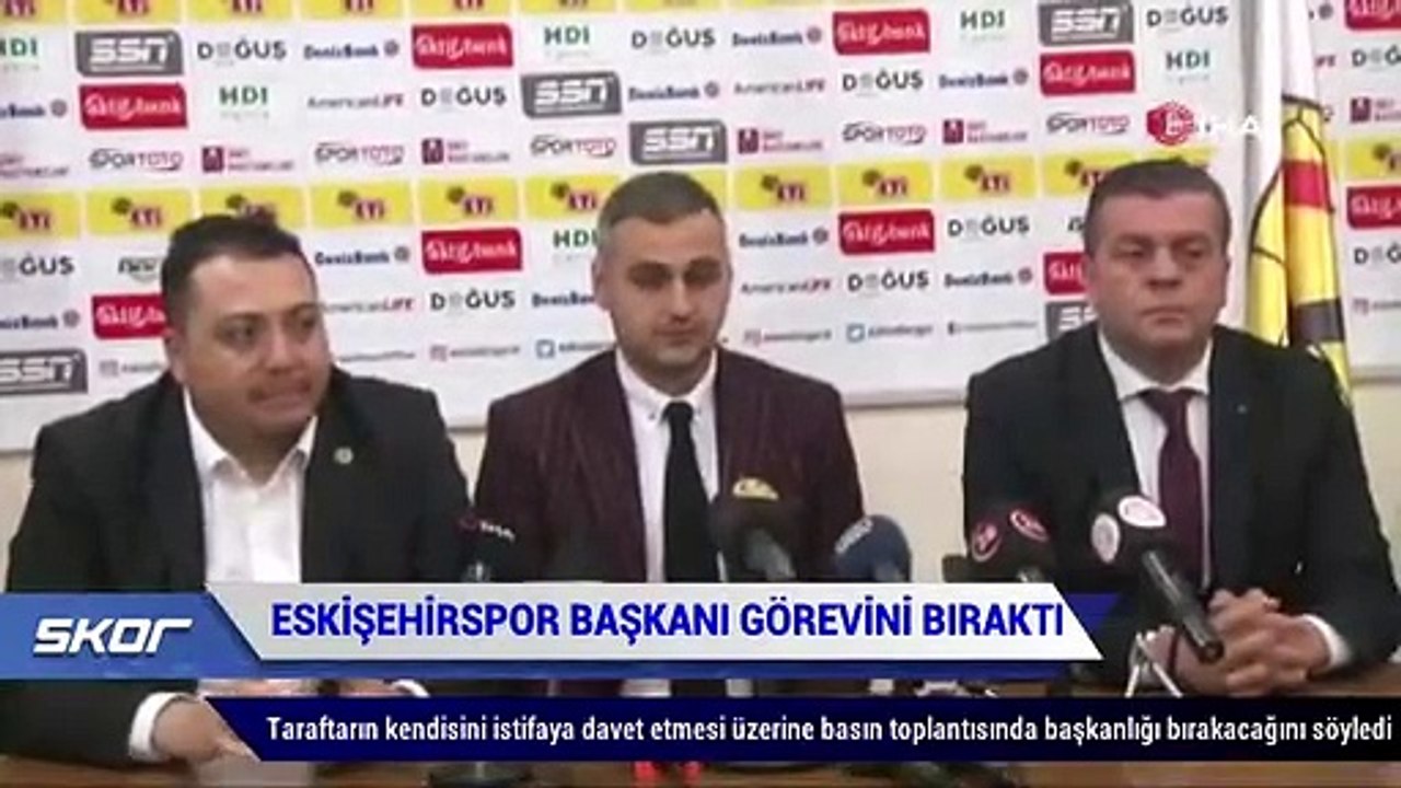 Eskişehirspor Başkanı Kaan Ay görevini bıraktığını açıkladı