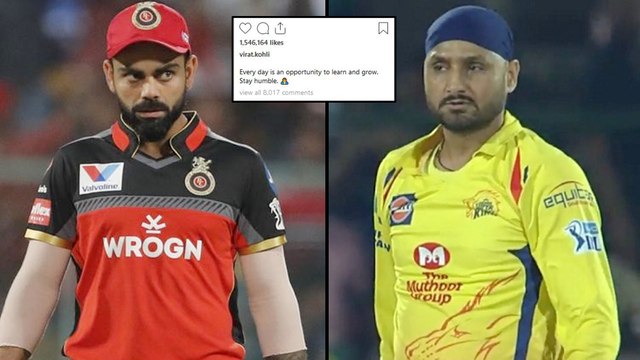 IPL 2019 : Harbhajan Singh Controversial Message On Virat Kohli || Oneindia Telugu