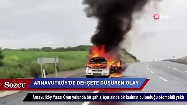 Arnavutköy'de dehşete düşüren olay