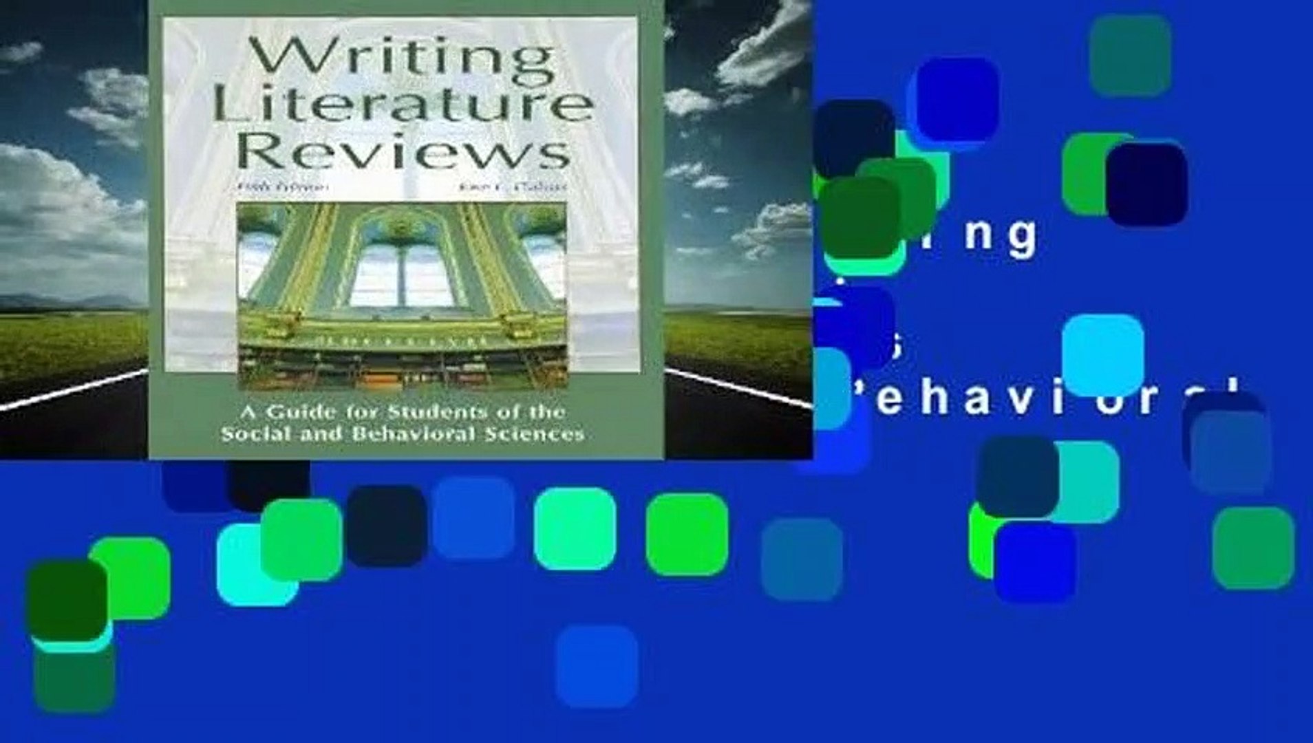 ⁣[MOST WISHED]  Writing Literature Reviews: A Guide for Students of the Social and Behavioral