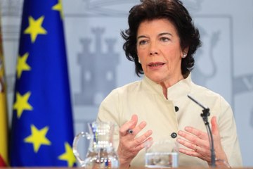 Celaá, entre sollozos: "La lucha por vivir de Rubalcaba es la lucha de todos"