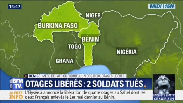 On m’a dit qu’ils étaient en bonne santé. La mère de Patrick Picque, ex-otage au Sahel, réagit à la libération de son fils