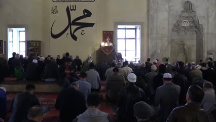 Kılıçla Hutbe Geleneği Eski Cami'de Devam Ediyor - Edirne