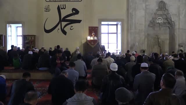 Kılıçla Hutbe Geleneği Eski Cami'de Devam Ediyor - Edirne