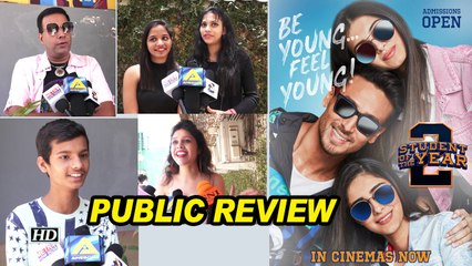 Public Review | Student of the year 2 |  Tiger, Tara and Ananya in session 2019