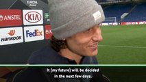Luiz confirms Chelsea future to be decided within 'days'