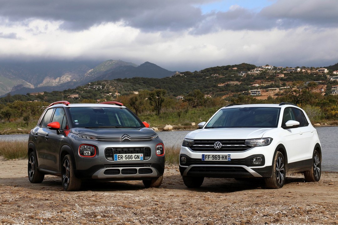 Comparatif - Volkswagen T-Cross vs Citroën C3 Aircross