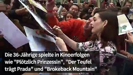 Anne Hathaway bekommt einen Stern in Hollywood