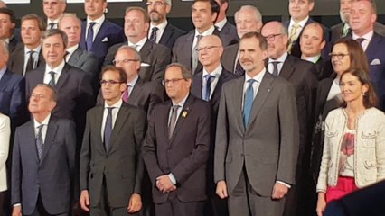 Felipe VI y el Rey coinciden en el Automobile