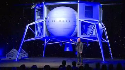 CEO da Amazon lança projeto de veículo de pouso lunar