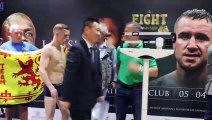 IRELAND v SCOTLAND IN DUBAI !! - DAVID OLIVER JOYCE v STEPHEN TIFFNEY *OFFICIAL WEIGH IN* (DUBAI)