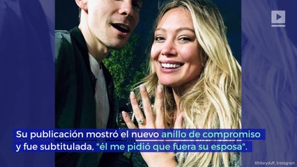 Hilary Duff se compromete con Matthew Koma