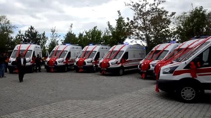 Karaman'da Yeni Ambulanslar Hizmete Girdi