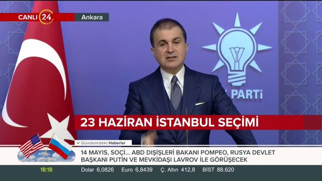 AK Parti Sözcüsü Ömer Çelik, MKYK toplantısı sonrası açıklama yapıyor