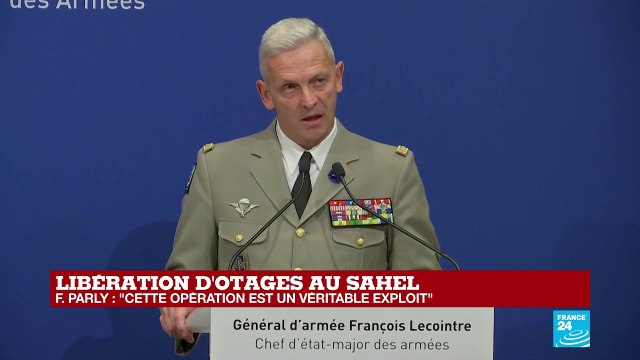 Otages libérés au Sahel : discours du chef d'Etat-Major des armées françaises