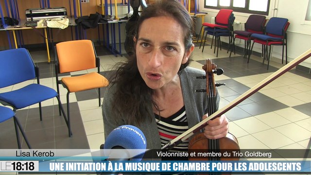 Une initiation à la musique de chambre pour les élèves du lycée Perier