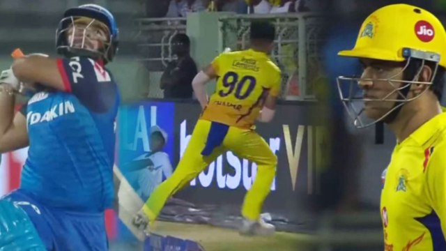 IPL 2019 CSK vs DC: MS Dhoni gets angry with Deepak Chahar for dropping Rishabh Pant| वनइंडिया हिंदी