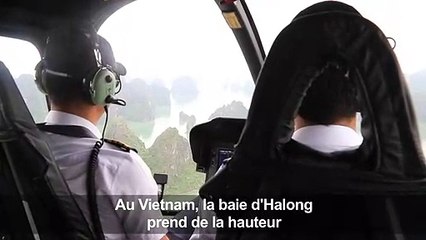 Au Vietnam, la baie d'Halong se visite depuis le ciel désormais