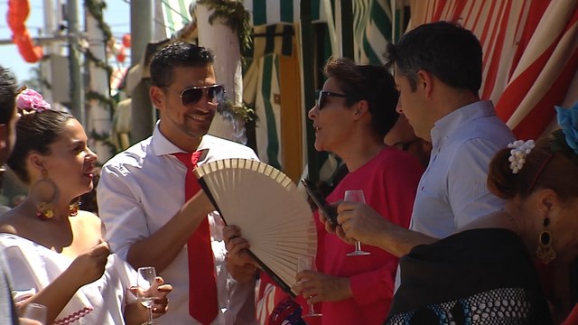 El calor llega a la Feria de Abril de Sevilla