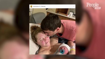 Amy Schumer Shares Late Night Selfie with Son: ’New Kid, Who Dis?’