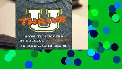 About For Books  U Thrive: How to Succeed in College (and Life)  Review