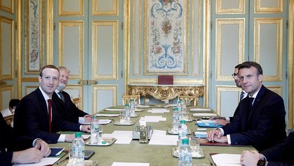 A közösségi média szabályozásáról tárgyalt Macron és Zuckerberg