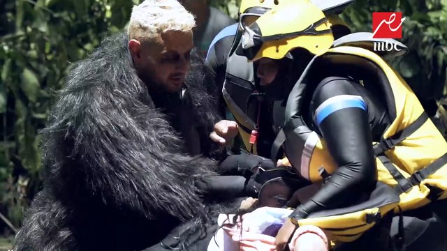 شيماء سيف تفقد الوعي تماما في #رامز_في_الشلال