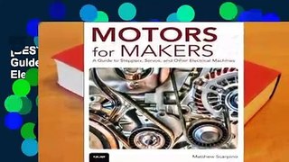 [BEST SELLING]  Motors for Makers: A Guide to Steppers, Servos, and Other Electrical Machines by