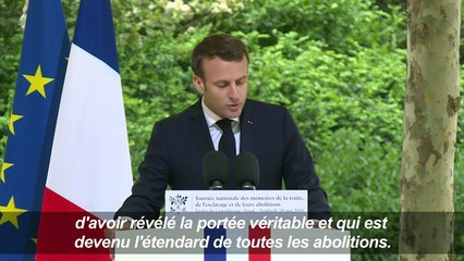 Macron commémore l'abolition de l'esclavage