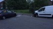 LIEGE - Flémalle - Accident de voitures rue des Priesses