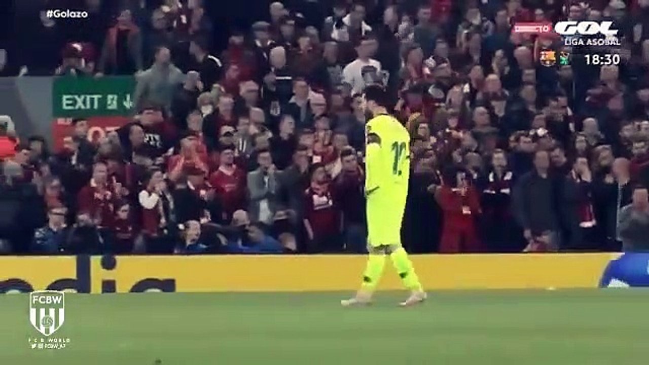Messi when origi scored