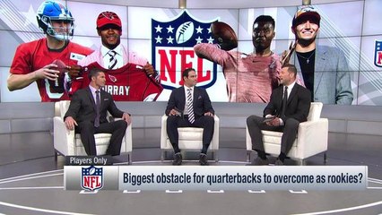 Mark Sanchez and Joe Thomas reveal the biggest obstacle for rookie QBs