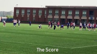 Saquon Barkley With Daniel Jones In New York Giants Mini Camp!