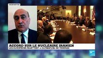 Accord sur le nucléaire iranien : les Européens rejettent 