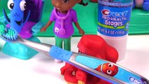 Doc McStuffins' Dentist Visits with Toys &  ! Secret Life of Pets & Dory!