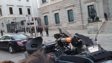 Los Reyes llegan a la capilla ardiente de Rubalcaba