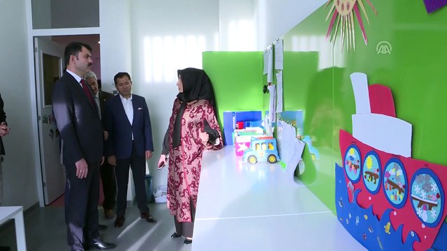Bakan Kurum, Konya Selçuklu Otizmli Bireyler Eğitim Merkezi'ni ziyaret etti - KONYA