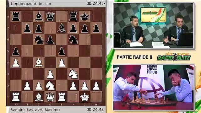 Grand Chess Tour- Rapide & Blitz de Cote dIvoire 2019 - Rapide, Rondes 7-9