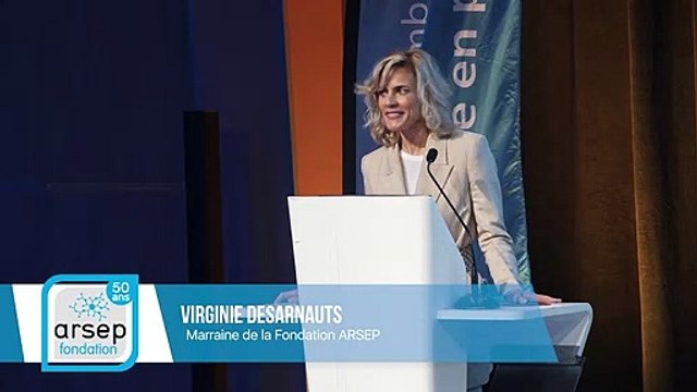 Virginie Desarnauts (Premiers Baisers, les Années Fac) est la marraine de la Fondation ARSEP