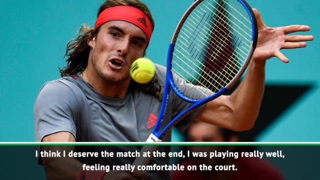 I deserved to win - Tsitsipas on Zverev victory