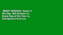 [MOST WISHED]  Salad of the Day: 365 Recipes for Every Day of the Year by Georgeanne Brennan
