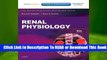 [Read] Renal Physiology: Mosby Physiology Monograph Series (with Student Consult Online Access)