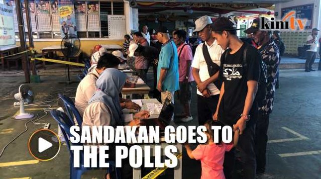Polling day kicks off in Sandakan