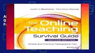 About For Books The Online Teaching Survival Guide: Simple and Practical Pedagogical Tips For Kindle