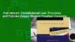 Full version  Constitutional Law: Principles and Policies (Aspen Student Treatise) Complete