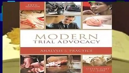 Full E-book  Modern Trial Advocacy (NITA) Complete
